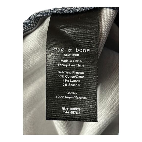 Rag & Bone jeans Miramar Nina cigarette stretch size 24 - Picture 5 of 8